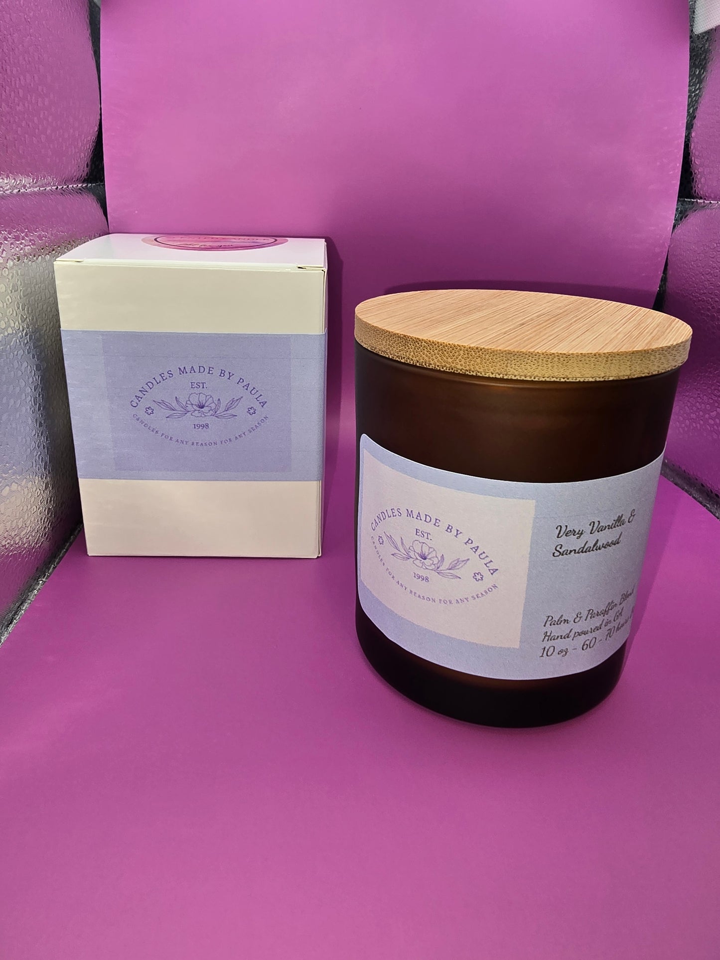 Glass Jars 100% Soy Wax