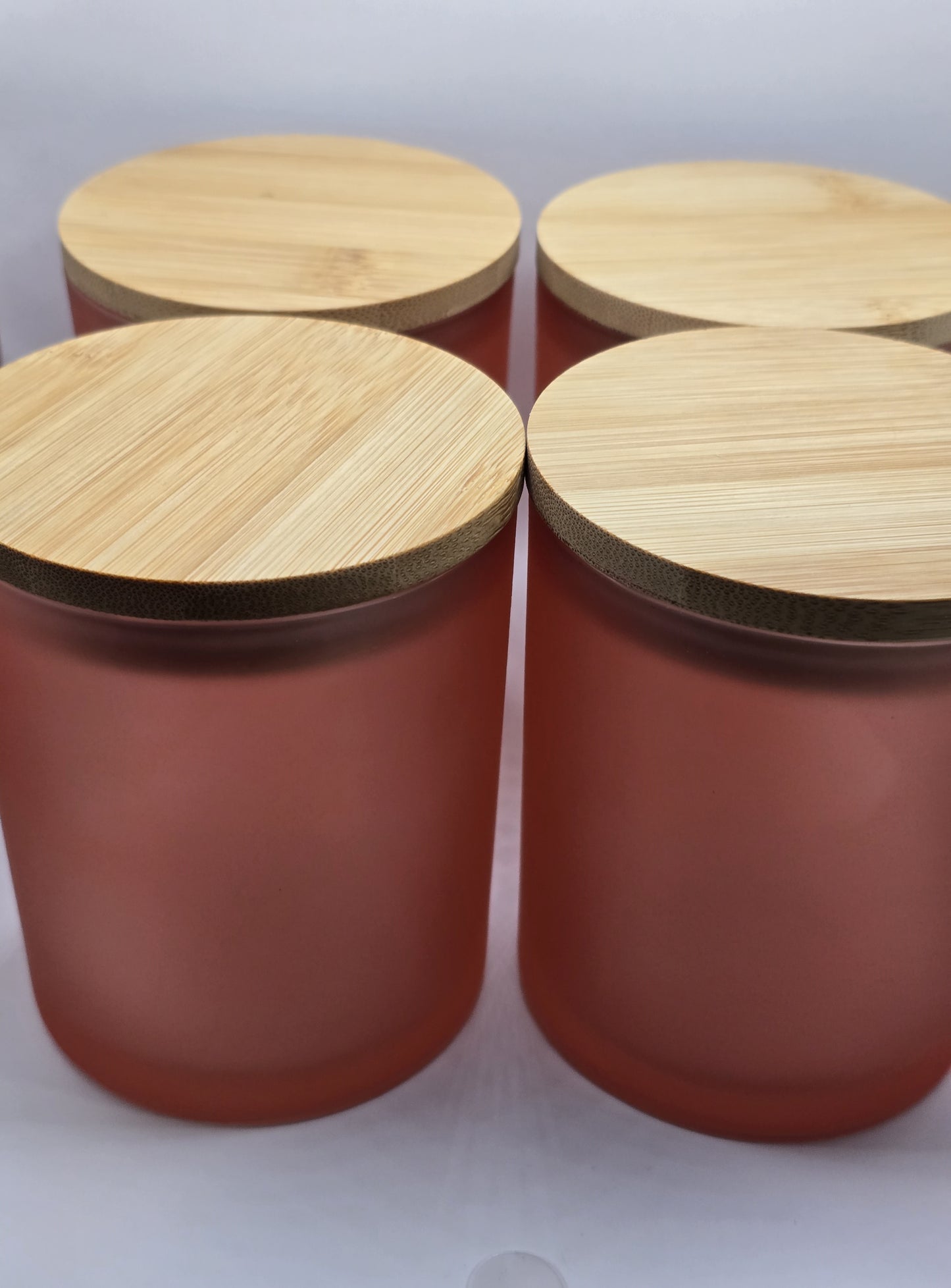 Glass Jars 100% Soy Wax