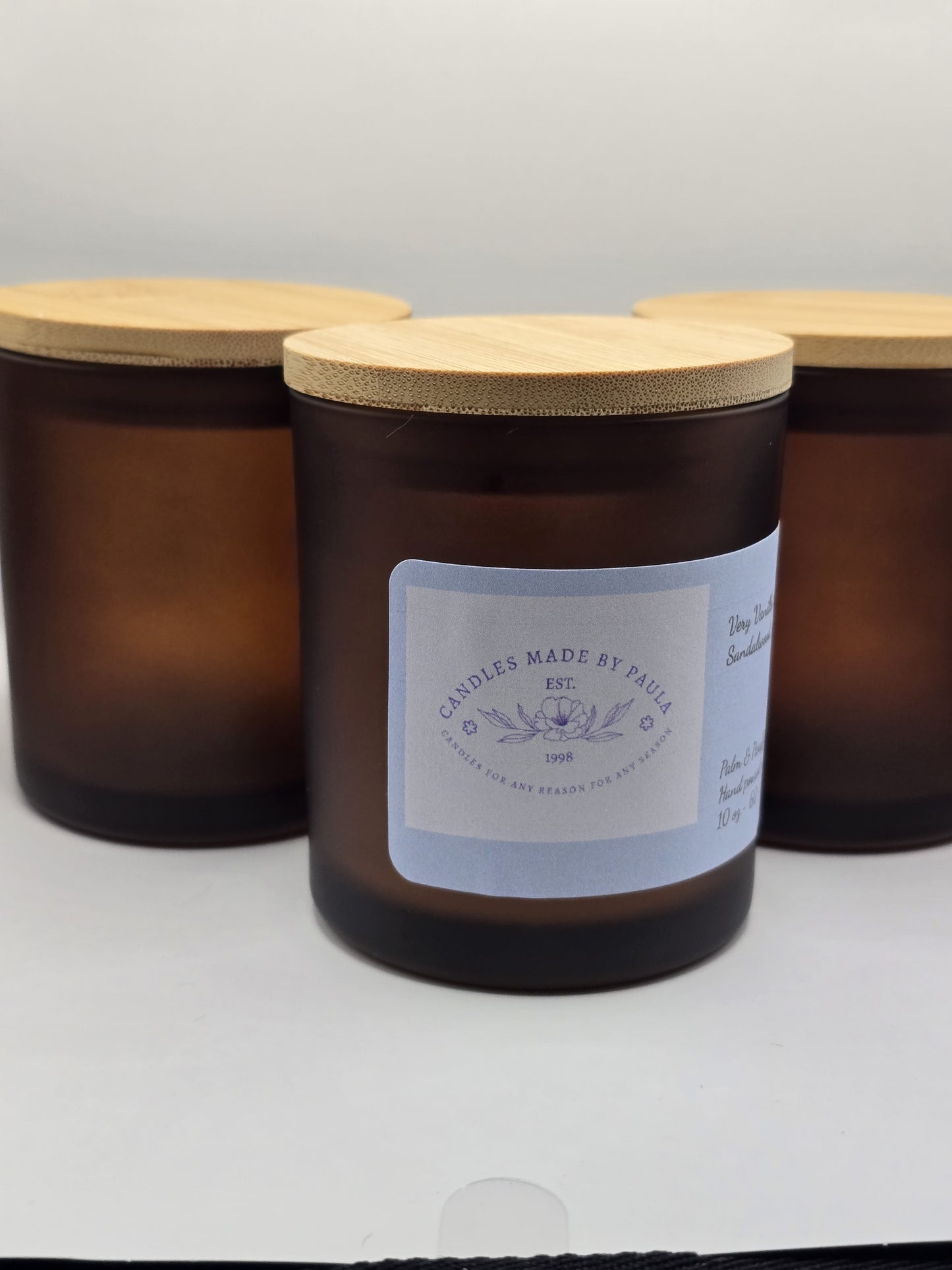 Glass Jars 100% Soy Wax